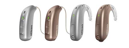Image of an Oticon Real Hearing aids.